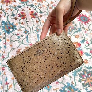 Coach Glitter Star Wristlet